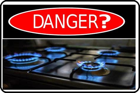 dangers of using a gas stove
